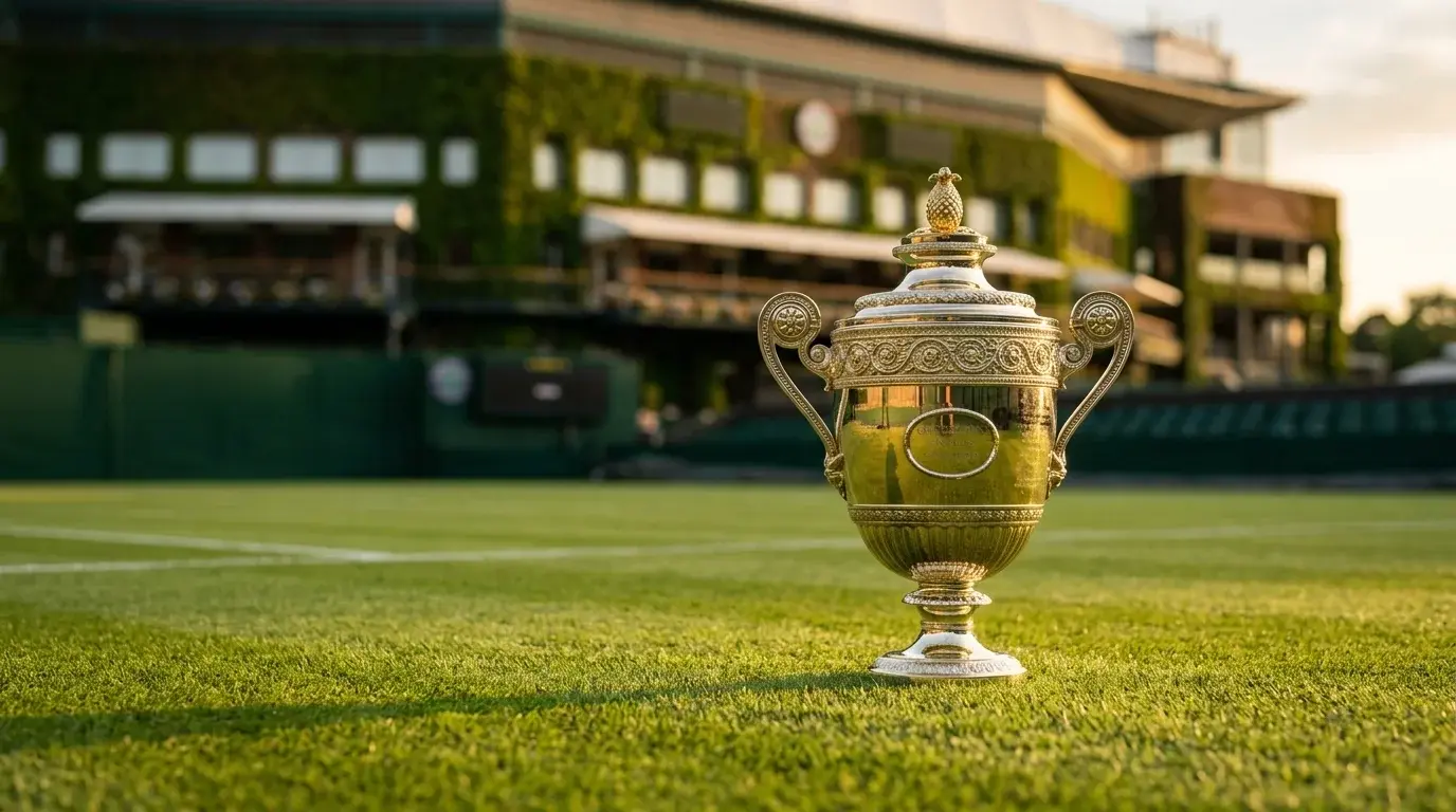 Historia y palmarés de Wimbledon con trofeo de campeón
